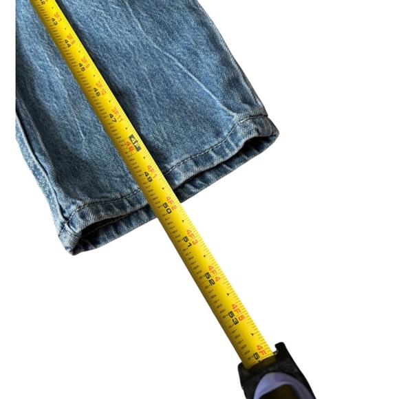 Cat & Jack Unisex Kids Distressed Blue Denim Bib Straight Overalls Size XL (14) - Picture 13 of 13